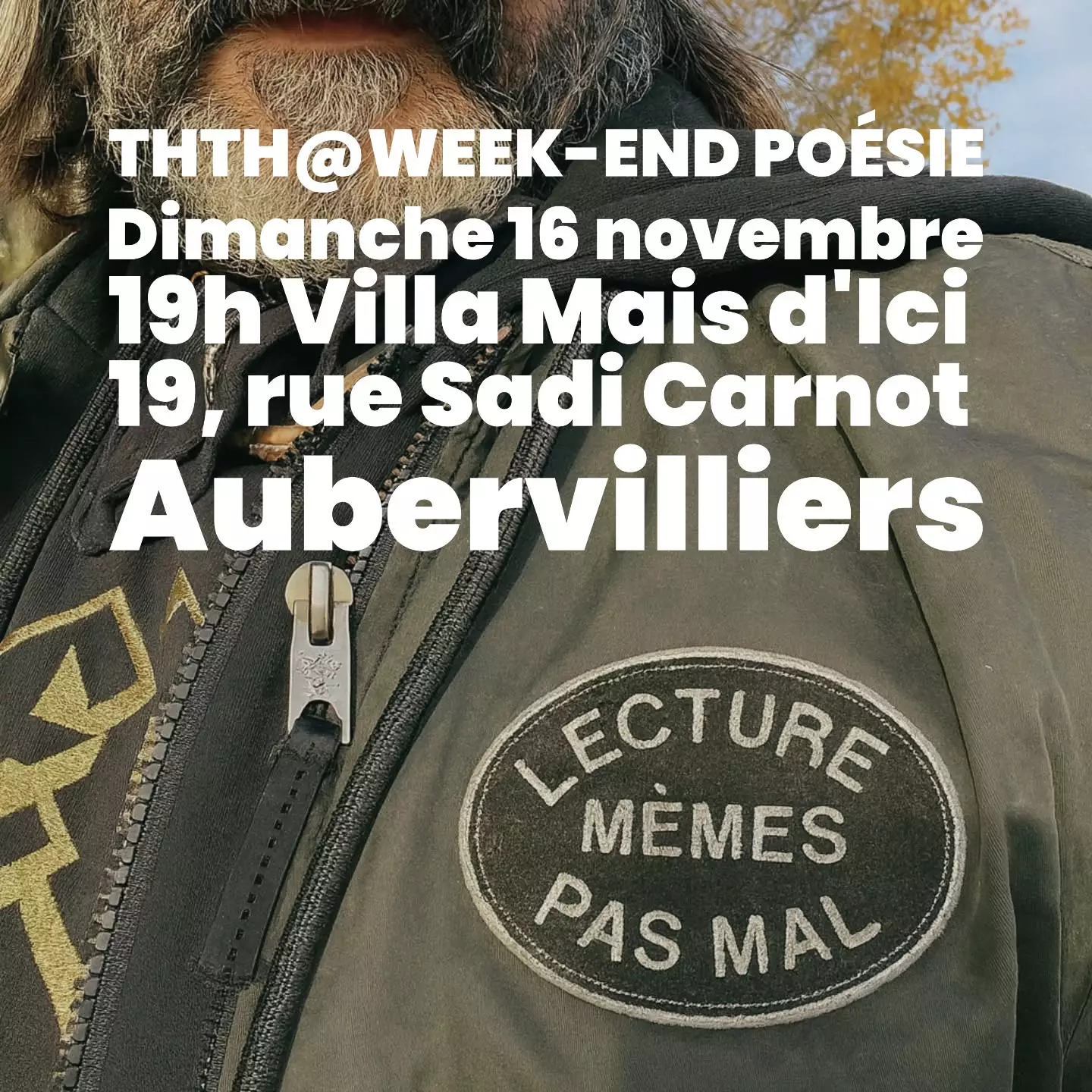 Lecture au Weekend de la Po&eacute;sie